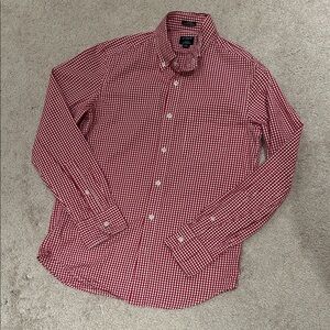 J. Crew Red Cherckered Men's Shirt
